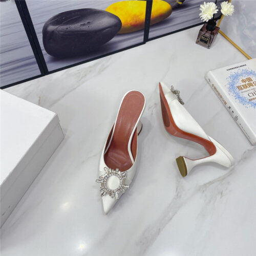 High Quality Luxury Amina Muaddi Sandal Heels – Style 98019 product detail