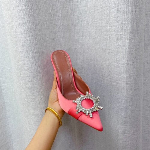 High Quality Luxury Amina Muaddi Sandal Heels – Style 37571 product detail
