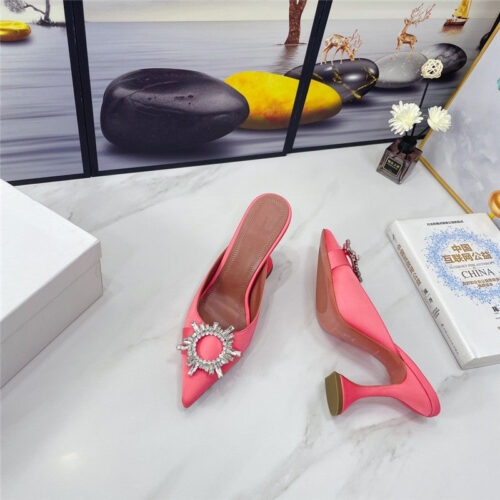 High Quality Luxury Amina Muaddi Sandal Heels – Style 37571 product detail