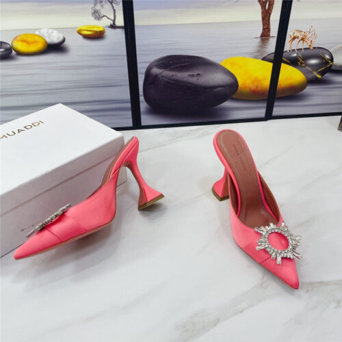 High Quality Luxury Amina Muaddi Sandal Heels – Style 37571 product detail