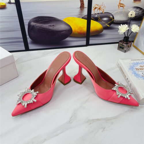 High Quality Luxury Amina Muaddi Sandal Heels – Style 37571 product detail