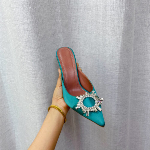 High Quality Luxury Amina Muaddi Sandal Heels – Style 34179 product detail