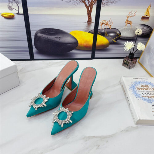 High Quality Luxury Amina Muaddi Sandal Heels – Style 34179 alternate view
