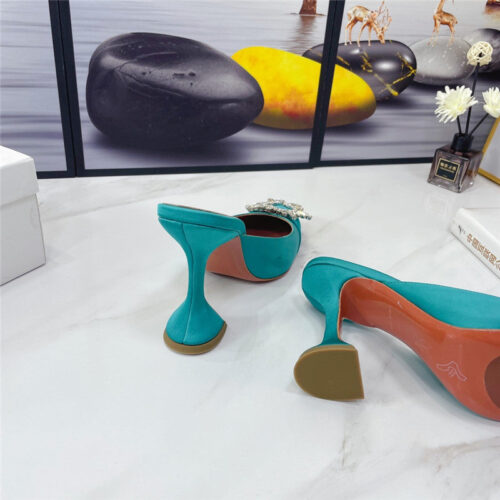 High Quality Luxury Amina Muaddi Sandal Heels – Style 34179 product detail