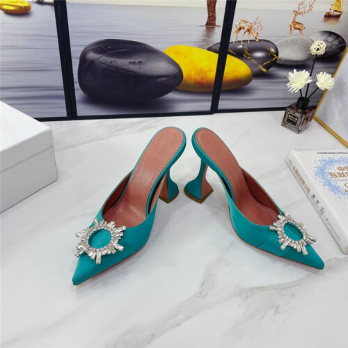 High Quality Luxury Amina Muaddi Sandal Heels – Style 34179 product detail