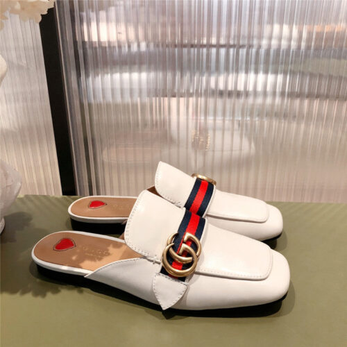 High Quality Luxury Gucci GG Flat Slippers – Style 34419 alternate view