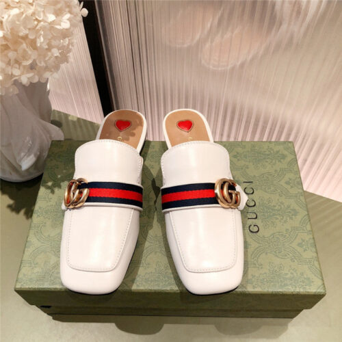 High Quality Luxury Gucci GG Flat Slippers – Style 34419 product detail