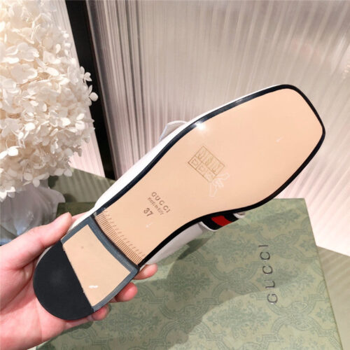 High Quality Luxury Gucci GG Flat Slippers – Style 34419 product detail
