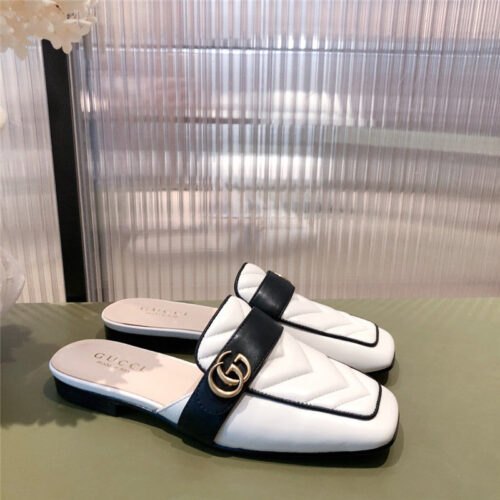 High Quality Luxury Gucci GG Flat Slippers – Style 32723