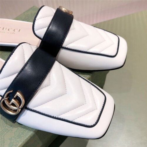 High Quality Luxury Gucci GG Flat Slippers – Style 32723 product detail