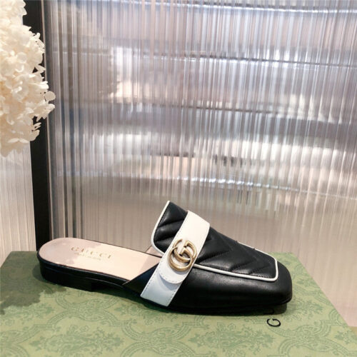 High Quality Luxury Gucci GG Flat Slippers – Style 65491 product detail