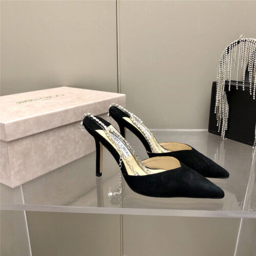 High Quality Luxury Jimmy Chooy High Heel Wedding Dress Sandals – Style 27031