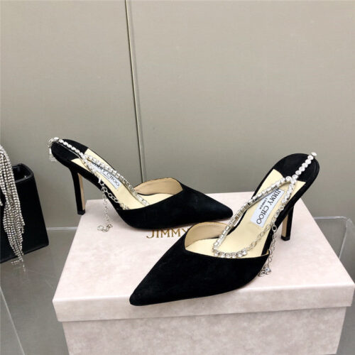 High Quality Luxury Jimmy Chooy High Heel Wedding Dress Sandals – Style 27031 alternate view