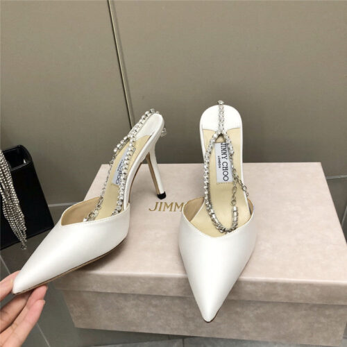 High Quality Luxury Jimmy Chooy High Heel Wedding Dress Sandals – Style 82391 alternate view