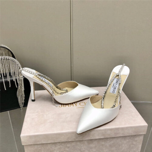High Quality Luxury Jimmy Chooy High Heel Wedding Dress Sandals – Style 82391 product detail