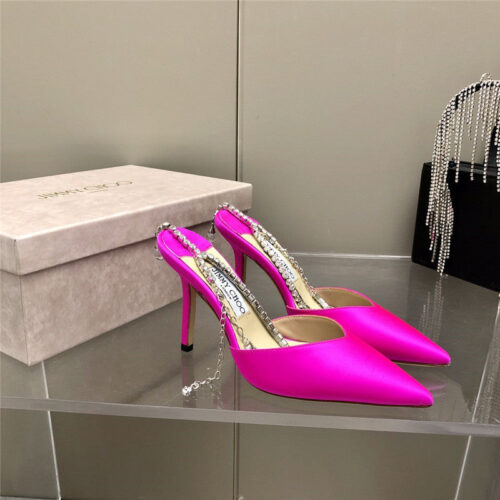 High Quality Luxury Jimmy Chooy High Heel Wedding Dress Sandals – Style 89175