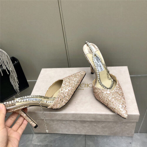 High Quality Luxury Jimmy Chooy High Heel Wedding Dress Sandals product detail