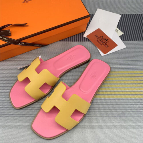 High Quality Luxury Hermes Flat H Slippers Womens product detail