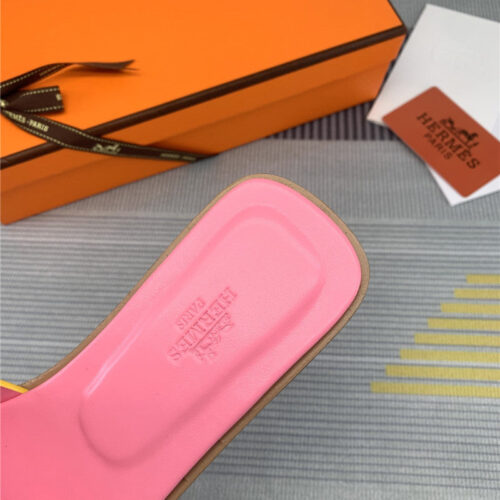 High Quality Luxury Hermes Flat H Slippers Womens product detail