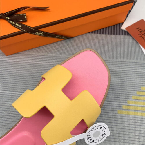 High Quality Luxury Hermes Flat H Slippers Womens product detail