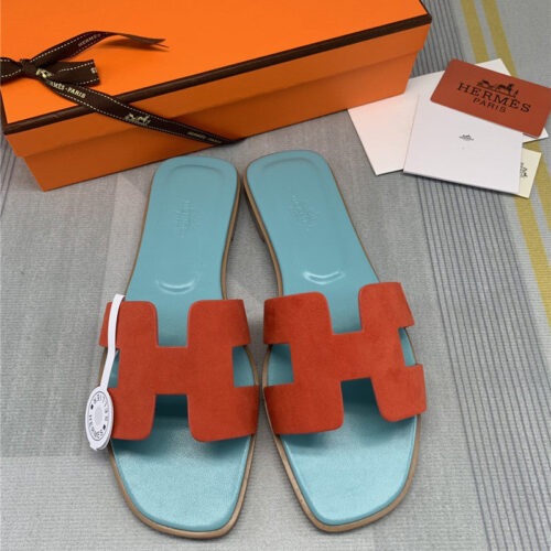 High Quality Luxury Hermes Flat H Slippers Womens – Style 71043 alternate view