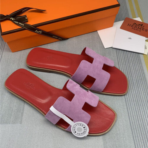 High Quality Luxury Hermes Flat H Slippers Womens – Style 39971