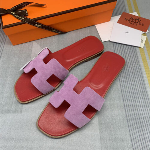 High Quality Luxury Hermes Flat H Slippers Womens – Style 39971 alternate view
