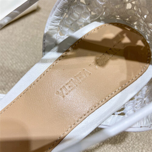 High Quality Luxury Bottega Veneta Bv Leather Heeled Sandals – Style 40774 product detail