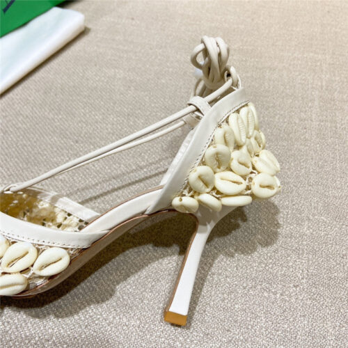 High Quality Luxury Bottega Veneta Bv Leather Heeled Sandals product detail