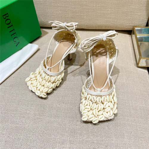 High Quality Luxury Bottega Veneta Bv Leather Heeled Sandals product detail