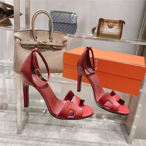 High Quality Luxury Hermes High Heel Sandals Womens – Style 88483 product detail