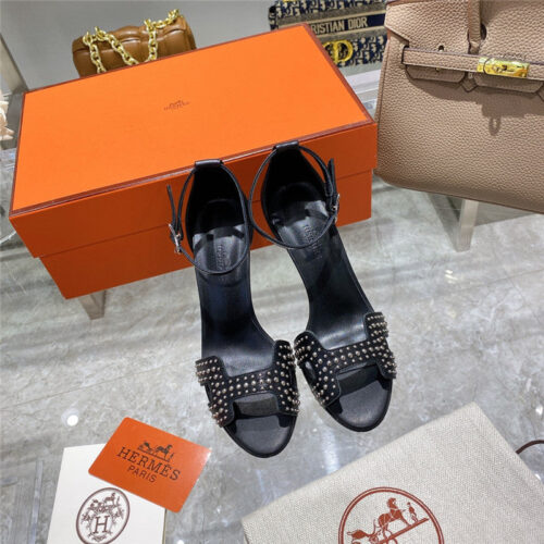 High Quality Luxury Hermes High Heel Sandals Womens – Style 55715 product detail