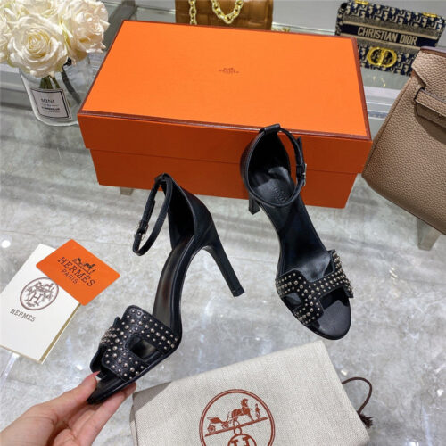 High Quality Luxury Hermes High Heel Sandals Womens – Style 55715 product detail