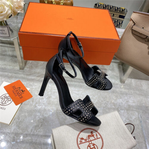 High Quality Luxury Hermes High Heel Sandals Womens – Style 55715 product detail