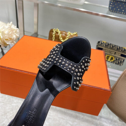 High Quality Luxury Hermes High Heel Sandals Womens – Style 55715 product detail