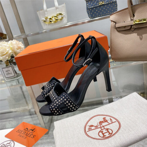 High Quality Luxury Hermes High Heel Sandals Womens – Style 55715
