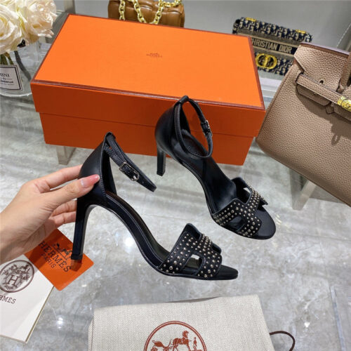 High Quality Luxury Hermes High Heel Sandals Womens – Style 55715 product detail