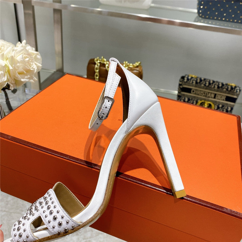 High Quality Luxury Hermes High Heel Sandals Womens – Style 90179 product detail