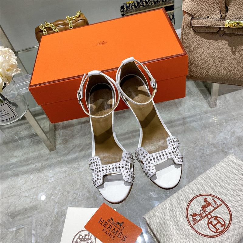 High Quality Luxury Hermes High Heel Sandals Womens – Style 90179 product detail