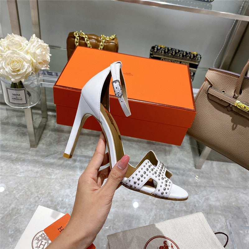 High Quality Luxury Hermes High Heel Sandals Womens – Style 90179 product detail