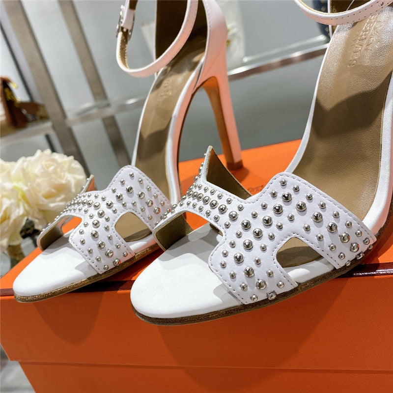 High Quality Luxury Hermes High Heel Sandals Womens – Style 90179 product detail