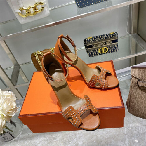 High Quality Luxury Hermes High Heel Sandals Womens product detail