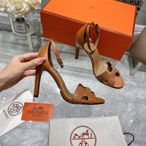 High Quality Luxury Hermes High Heel Sandals Womens alternate view