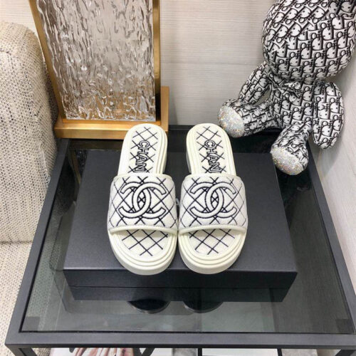 High Quality Luxury Chanel Clog Slippers – Style 35718 product detail