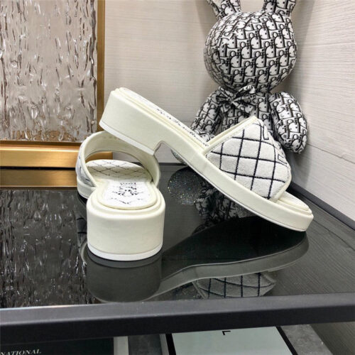 High Quality Luxury Chanel Clog Slippers – Style 35718 product detail