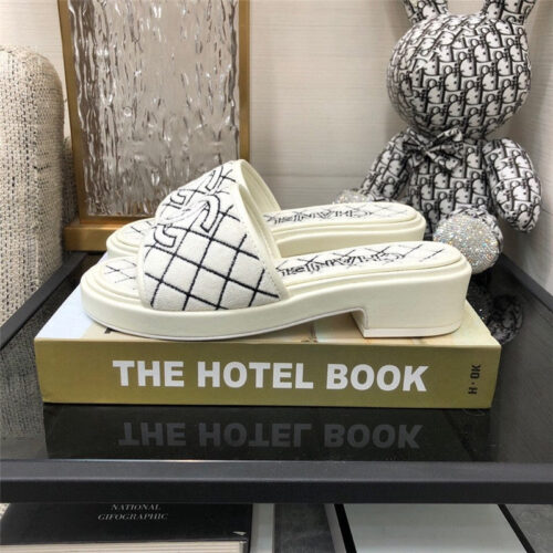 High Quality Luxury Chanel Clog Slippers – Style 35718 product detail