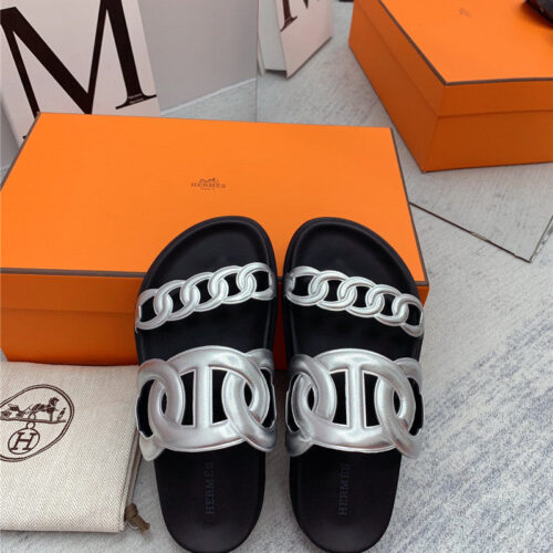High Quality Luxury Hermes Flat Sandals – Style 95331 product detail