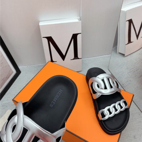 High Quality Luxury Hermes Flat Sandals – Style 95331 product detail
