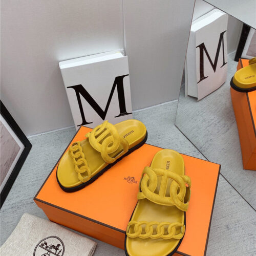 High Quality Luxury Hermes Flat Sandals – Style 60867 product detail
