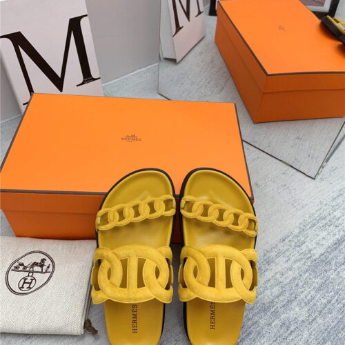 High Quality Luxury Hermes Flat Sandals – Style 60867 product detail